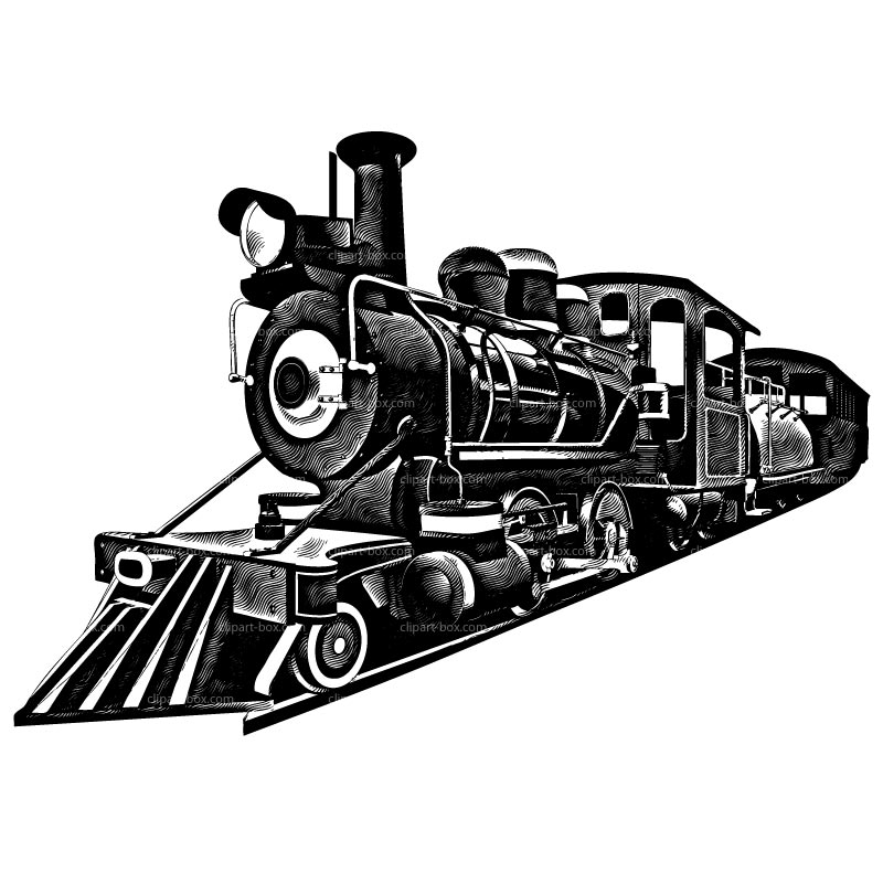Clipart Railroad Train   Royalty Free Vector Design