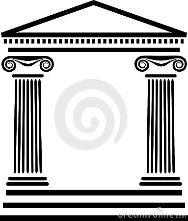 Greek Columns Architecture Eps Photo   Spiderpic Royalty Free Stock