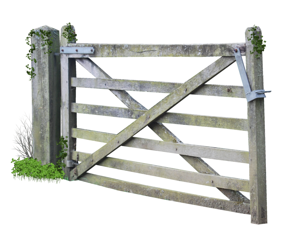 Wooden Gate Clipart Wooden Farm Gate Png   By