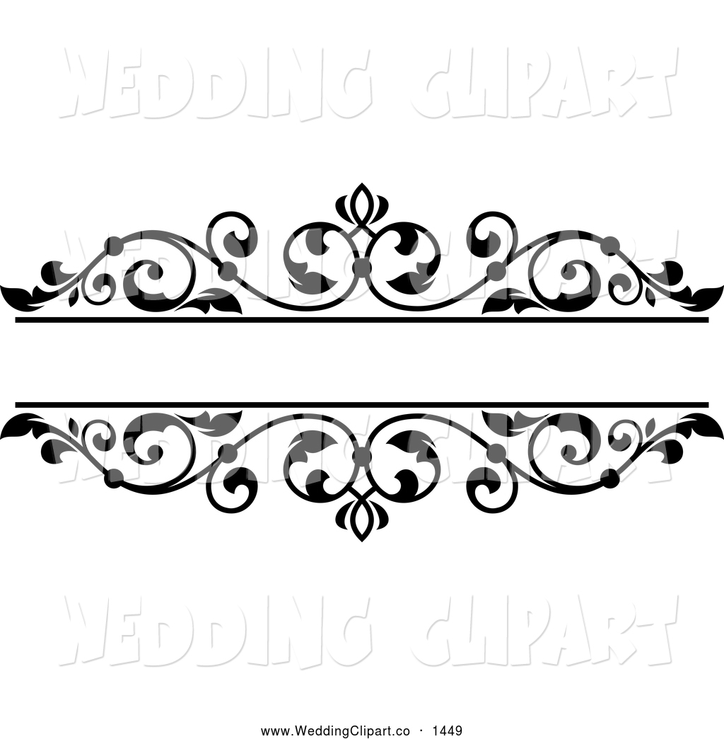 And White Floral Wedding Frame Black And White Floral Wedding Frame