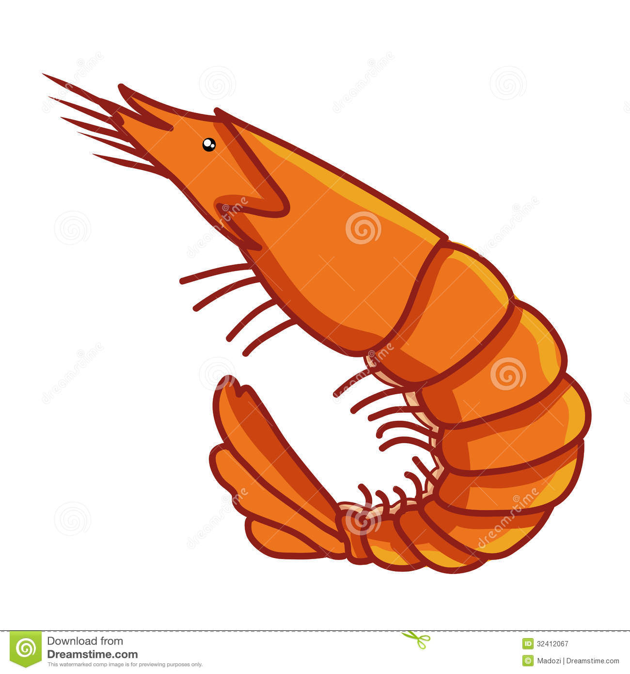 Cook Clipart Cooked Shrimp Clipart