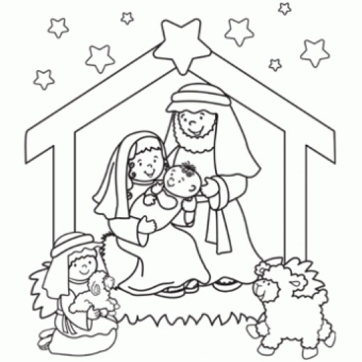 Lds Christmas Nativity Clipart