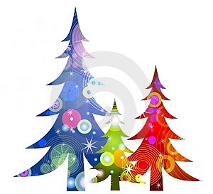 Retro Christmas Trees Clip Art Thumb3440188 Jpg