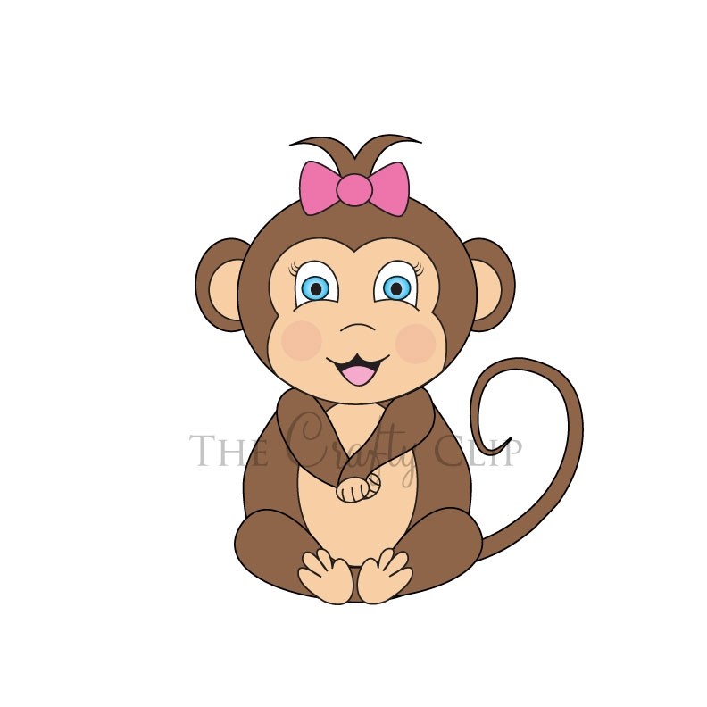 Sad Monkey Clip Art