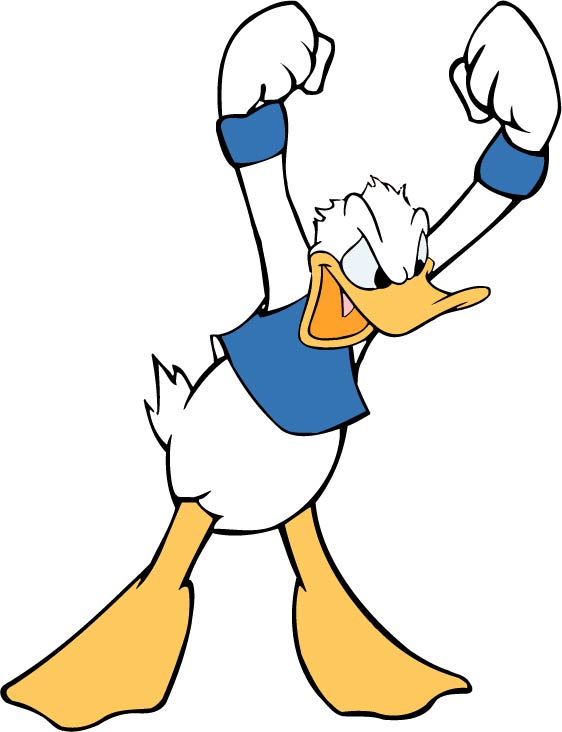 Cartoon Style Clip Art Image Of Donald Duck Free Vector   4vector