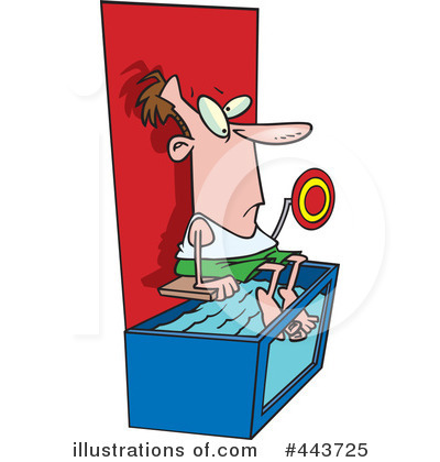 Royalty Free Rf Dunk Tank Clipart Illustration By Ron Leishman Stock
