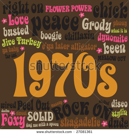 1970s Phrases And Slangs Stock Vector 27081361   Shutterstock