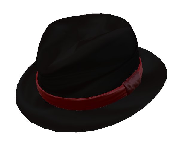 Black Fedora Hat Black Fedora Hat With Red Belt