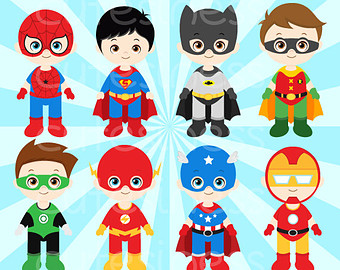 Digital Clip Art Superhero Clipart Super Hero Clipart Hero Clipart