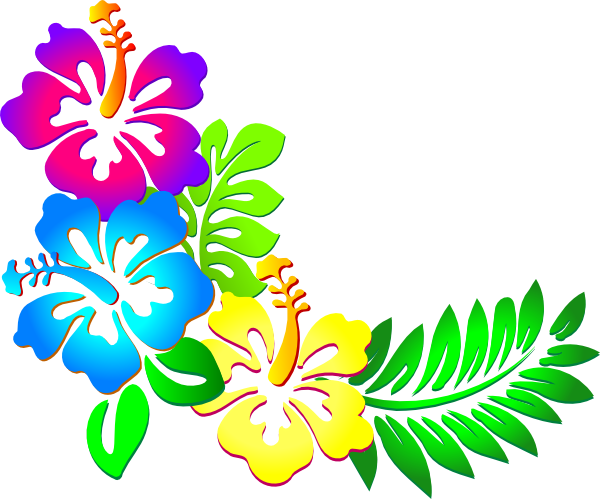 Hibiscus Lei Clip Art Vector Online Royalty Free And Public