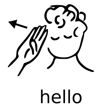 Asl Hello   Http   Www Wpclipart Com Sign Language Asl Words Asl Hello