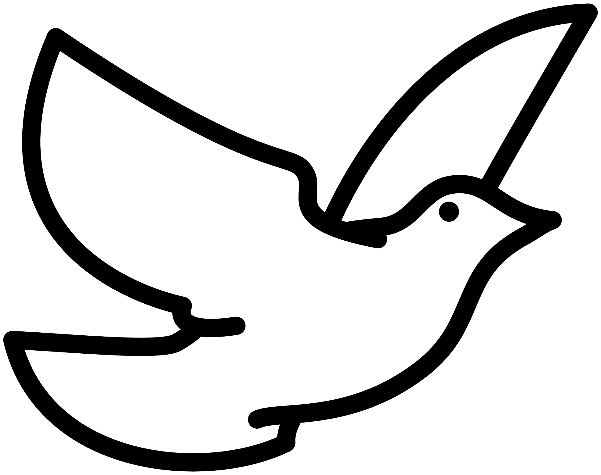 Fly Clipart Black And White Black And White Bird Flying Drawingdove