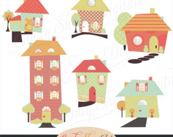 Download   Whimsical Houses Clipart Houses Clip Art Fun House