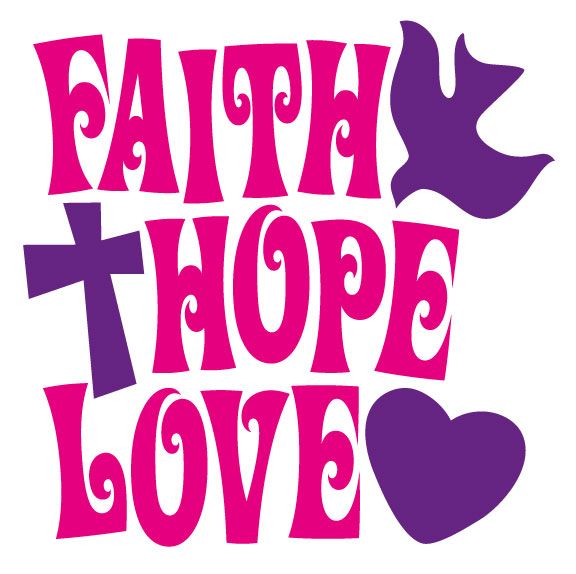Faith   Hope   Love Quotes Wall Sticker   Totally Movable