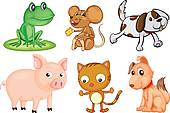 Land Animals Clipart And Illustrations