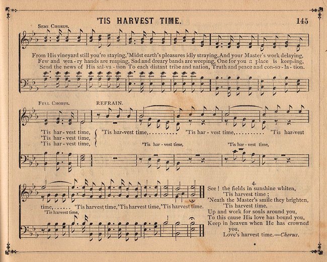 Vintage Graphic For Your Fall Projects  This Piece Of Old Sheet Music