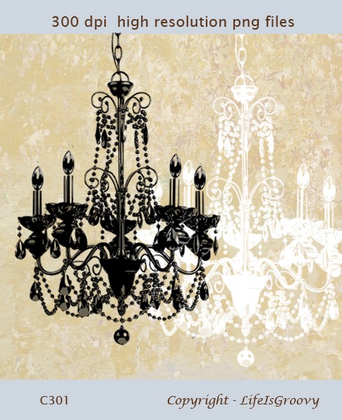 Vintage Ornate Chandelier French Country Style   Unique Clipart For Do