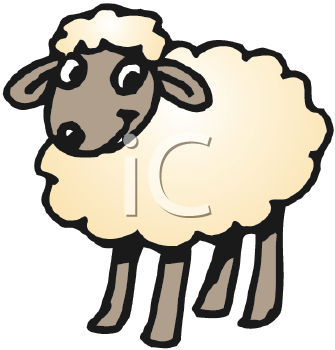 Royalty Free Sheep Clip Art Farm Animal Clipart