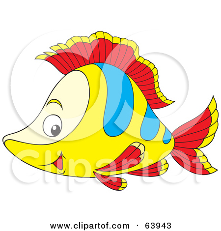 Red Fish Blue Fish Clipart Happy Yellow Red And Blue Fish