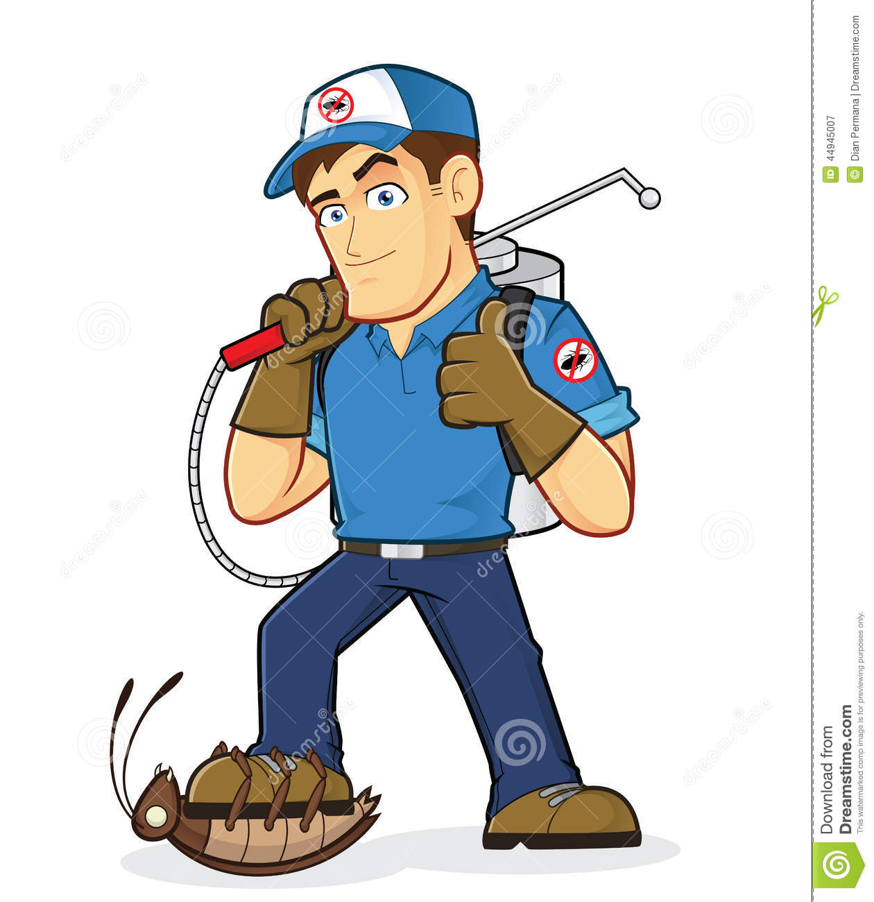Royalty Free Stock Photography  Exterminator Or Pest Control  Image