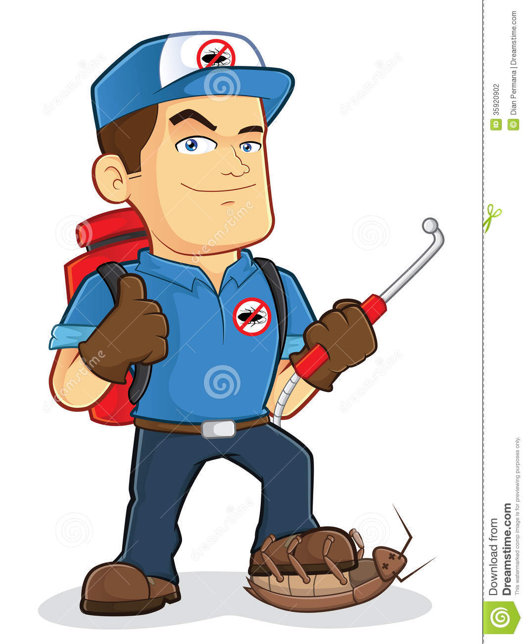 Stock Photography  Pest Control Exterminator Worker  Image  35920902