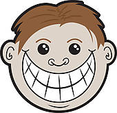 Toothy Smile Clip Art Eps Images  720 Toothy Smile Clipart Vector