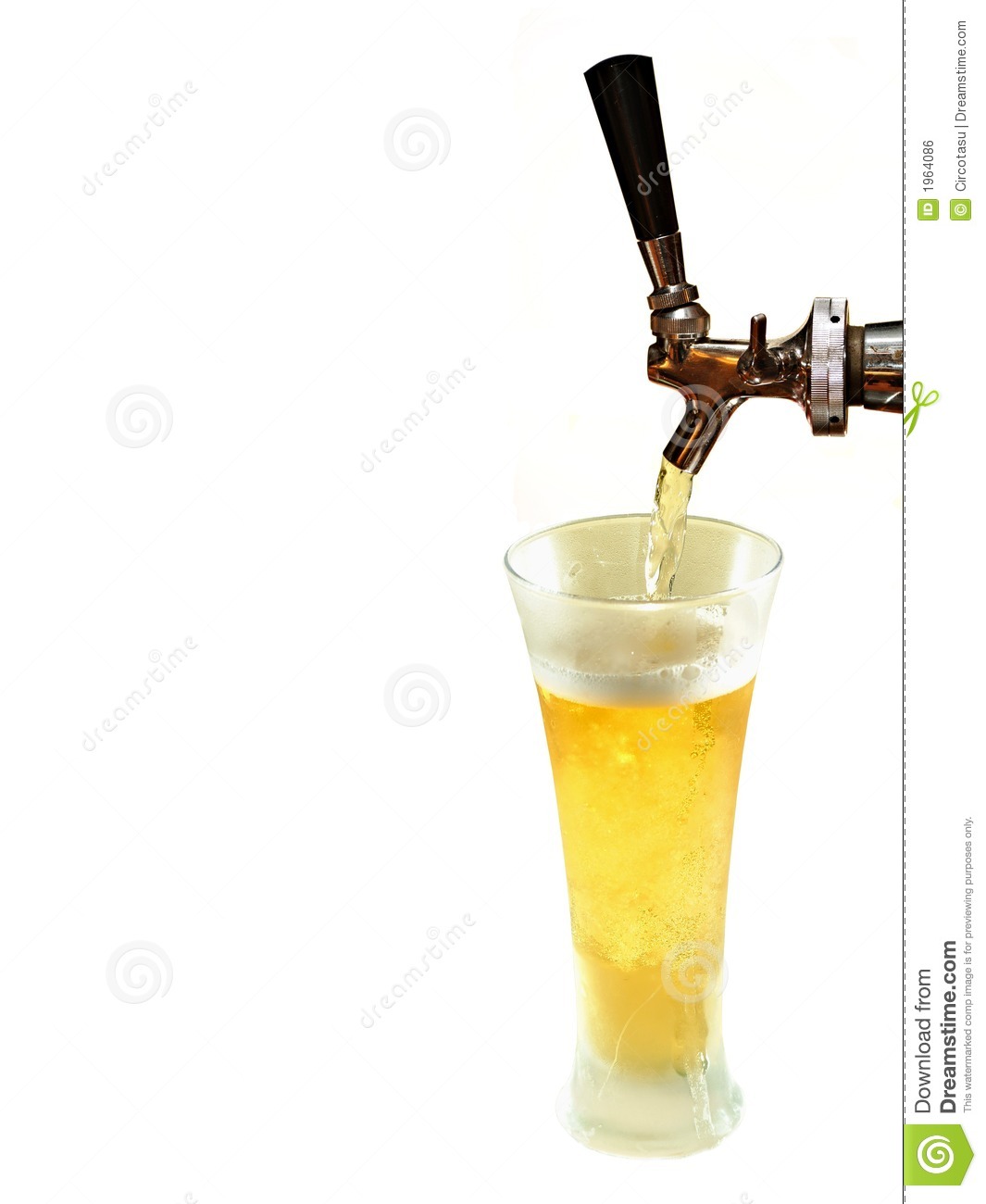 Beer Draft And Frozen Glass Royalty Free Stock Image   Image  1964086