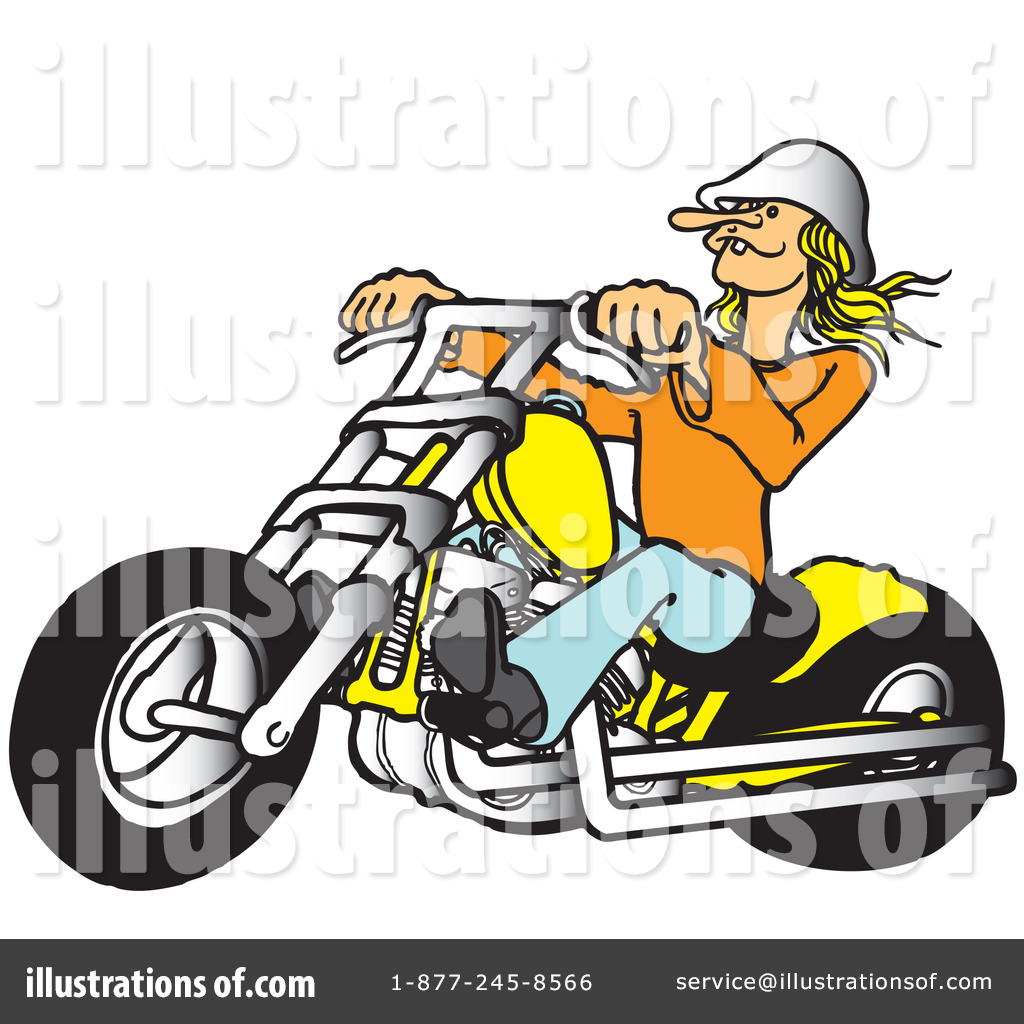 Royalty Free  Rf  Motorcycle Clipart Illustration By Snowy   Stock