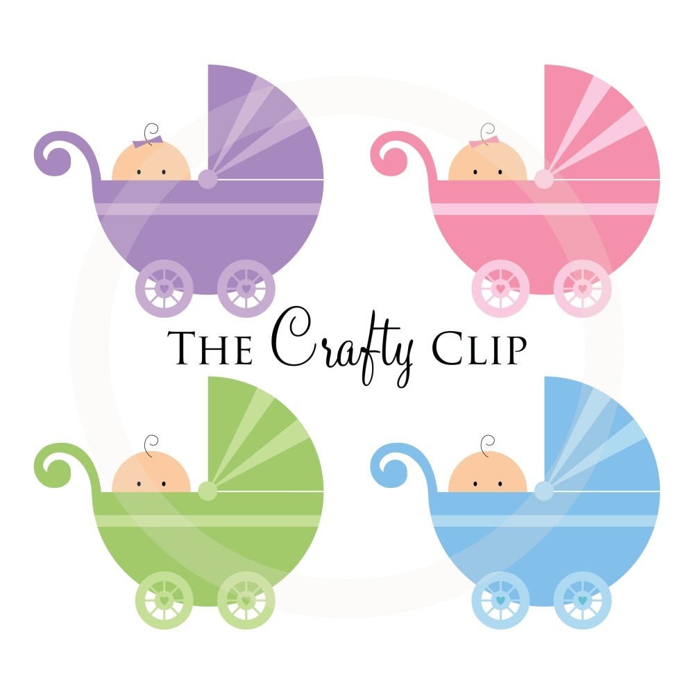 Com 62460 Royalty Free Baby Carriage Clipart Illustration