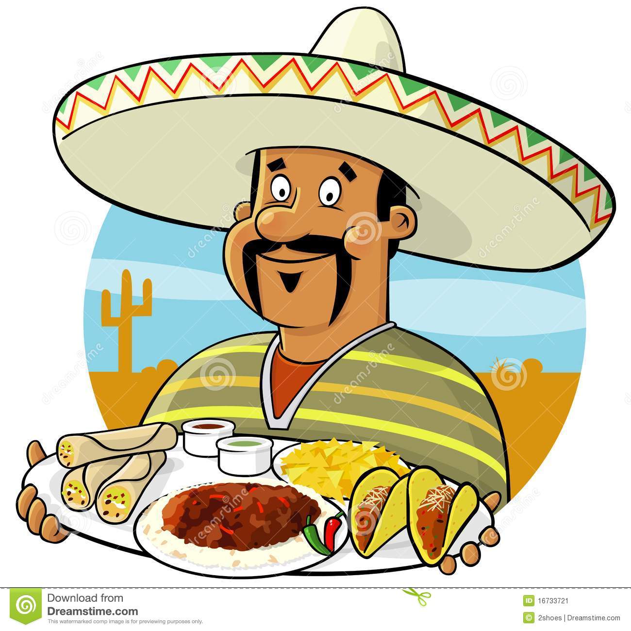 Cartoon Mexican Food Clip Art