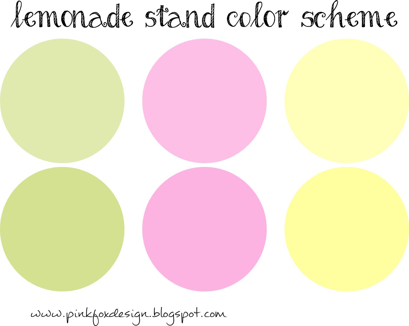 Pink Fox Design  New  Lemonade Stand Clip Art Digital Papers And