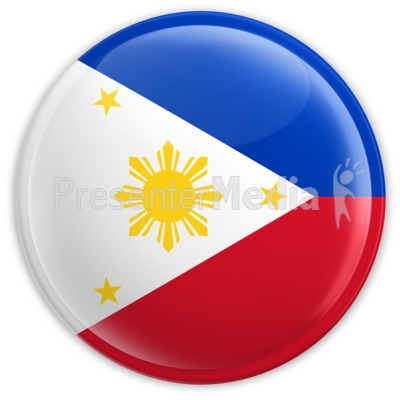 Badge Of The Flag Of Philippines   Signs And Symbols   Great Clipart