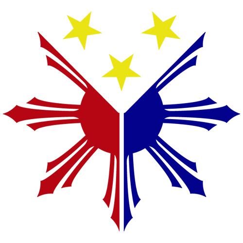 Philippines Flag Logo Sun Star Pinoy Pinay Custom Vinyl Decal