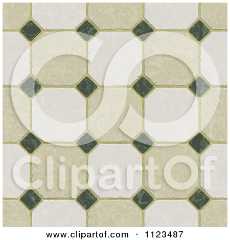 Clipart Of A Seamless Tile Floor Texture Background Pattern   Royalty