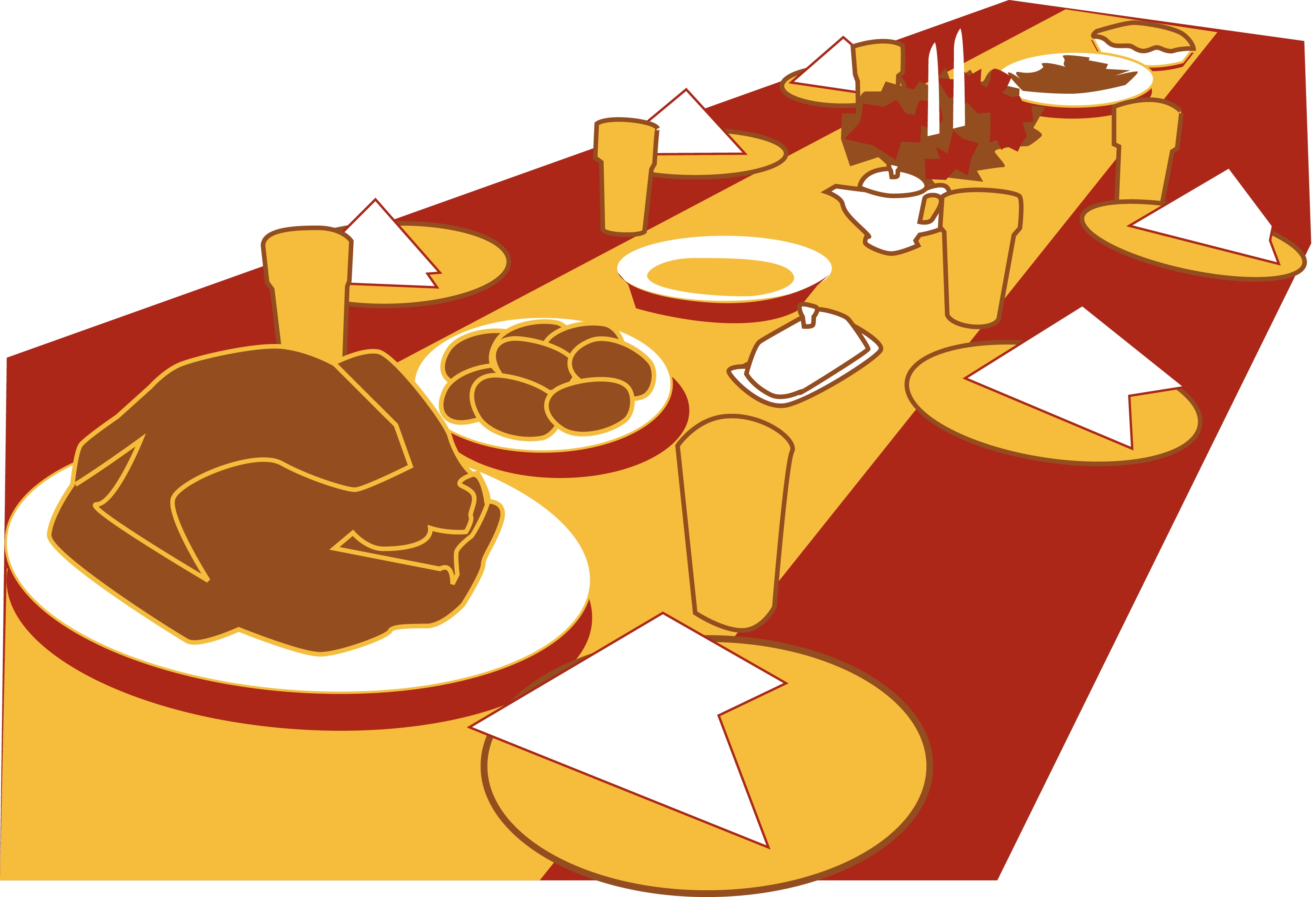 First Thanksgiving Feast Clipart A Feast Of Abundance