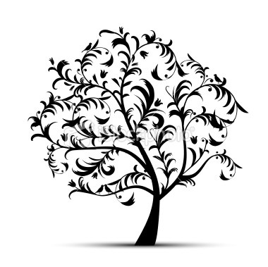 Clipart Tree Silhouette  Hot Pine Tree Silhouette Clip Picture On