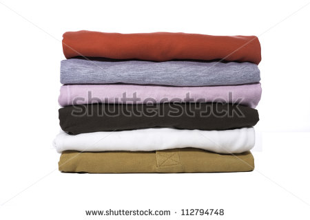 Fold Clothes Clipart A Stack Of Folded Shirts