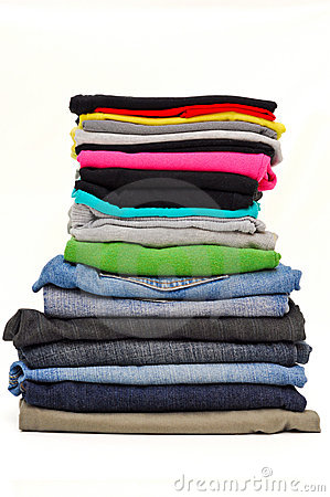 Fold Clothes Clipart Stacked Clothes