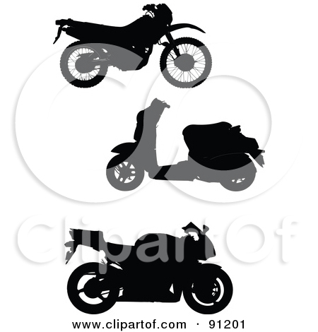 Royalty Free  Rf  Motorcycle Silhouette Clipart Illustrations Vector