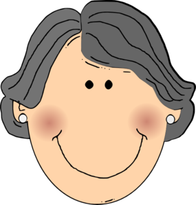 Happy Grandma Clip Art At Clker Com   Vector Clip Art Online Royalty
