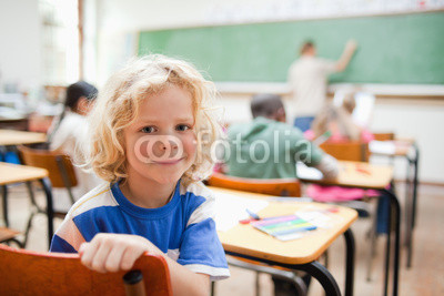 Students Paying Attention In Class Elementary School Student Not