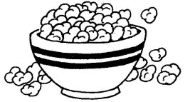 Popcorn Bowl Clipart Popcorn Positives  Display A