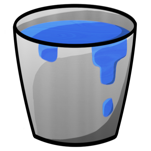 Minecraft Bucket With Water Icon Png Clipart Image   Iconbug Com