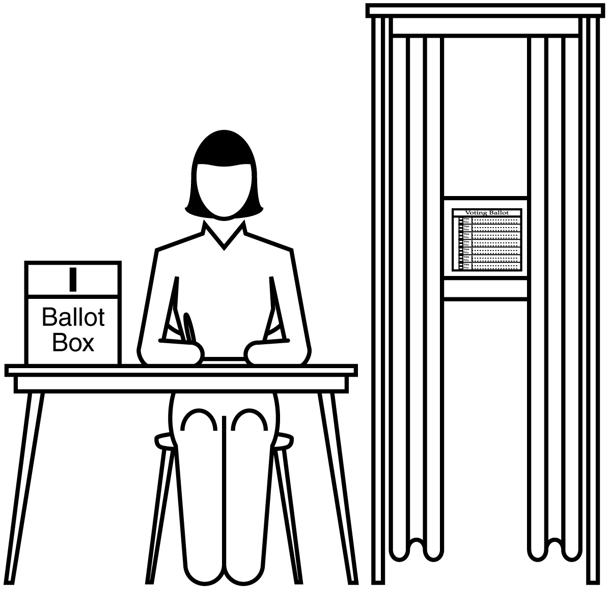 Voting Booth Clip Art