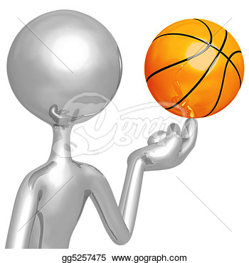 Stock Illustration   Spinning Basketball  Clipart Drawing Gg5257475