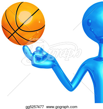 Stock Illustration   Spinning Basketball  Clipart Drawing Gg5257477