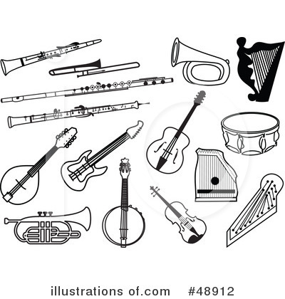 Band Instruments Clipart  Rf  Instruments Clipart