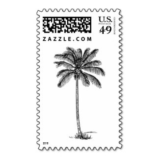 Coconut Palm Trees Postage