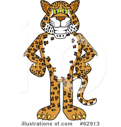 Royalty Free  Rf  Leopard Character Clipart Illustration By Toons4biz