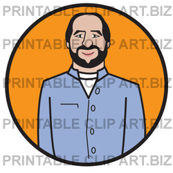 Businessman In Business Casual Clothing Clipart Illustration   Image